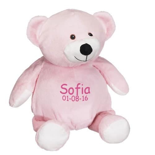 Personalized Stuffed Animal - Pink Bear