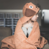 Personalized Hooded Towel for Kids - Dog