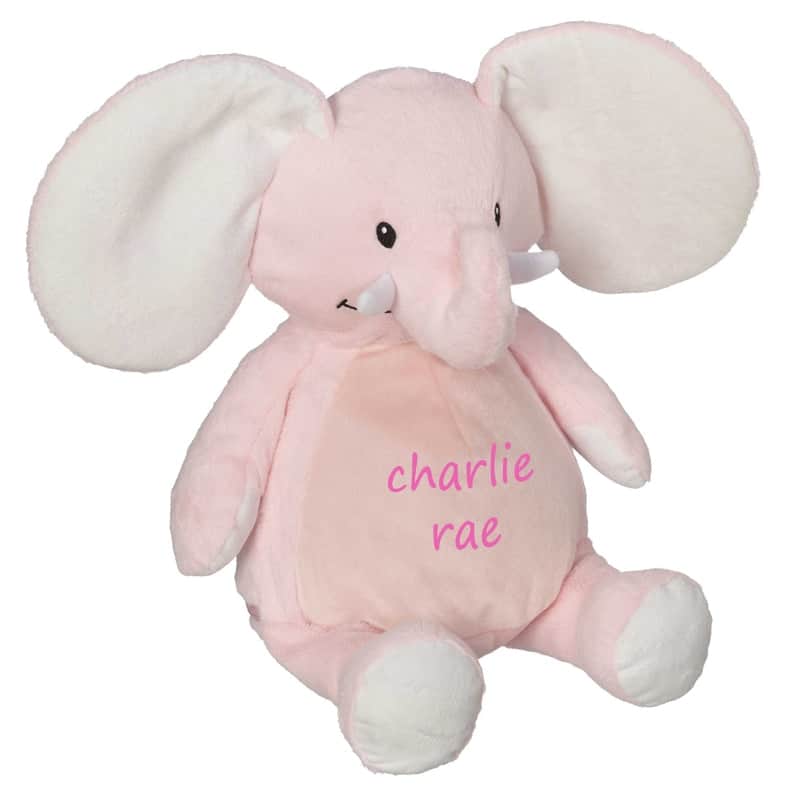 personalized stuffed elephant