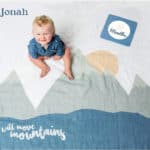 Baby Milestone Blanket - I Will Move Mountains