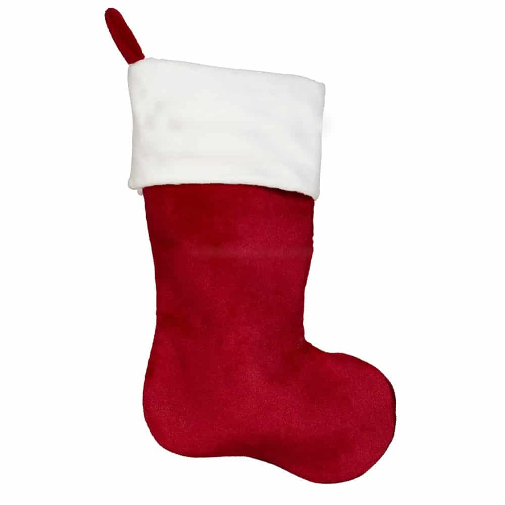 Personalized Christmas Stocking - Classic Red Velour - You Name It Baby!