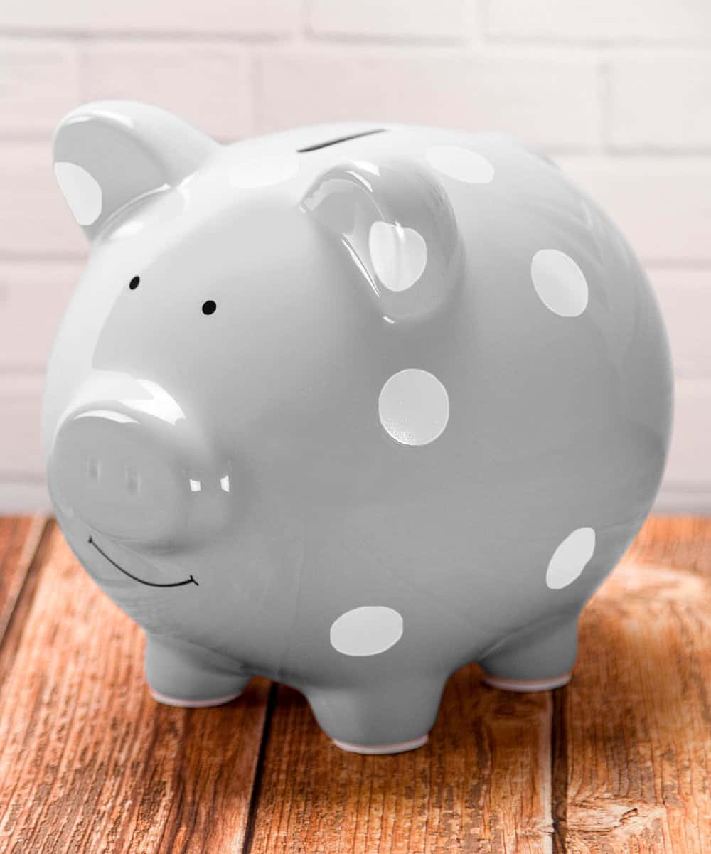 50 Personalised Piggy Bank: $167.56