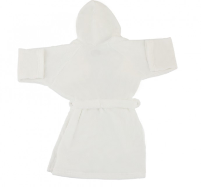 White Baby Robe Personalized Baby Robe -White Size 12-24 months - You Name It Baby!