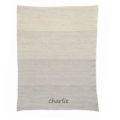 Personalized Baby Blanket - Ombre Grey