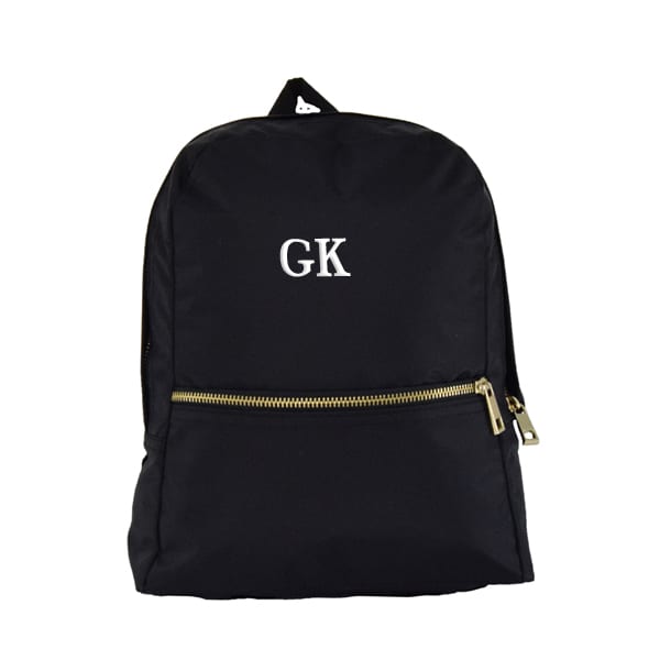 Personalized Toddler Backpack - Black Brass