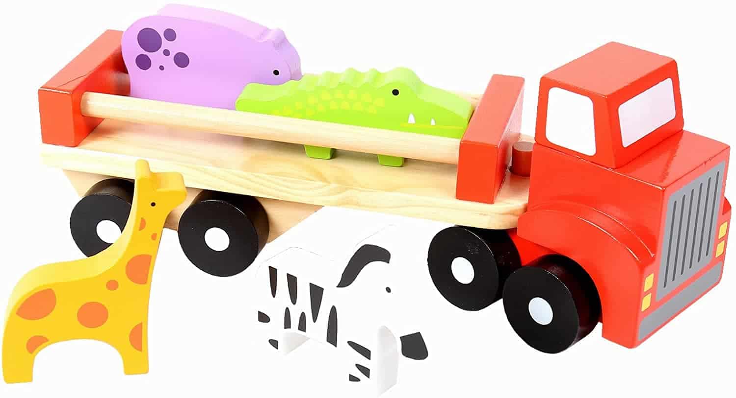 the animal toy truck