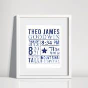 PERSONALIZED BABY ANNOUNCEMENTS & WALL ART