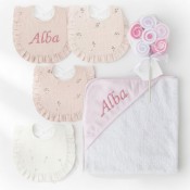 Personalized Baby Gift Set - Powerfully Pink