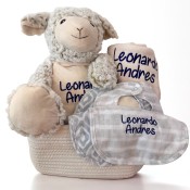 Snuggle & Cuddle Unisex Personalized Baby Gift Set