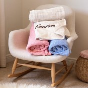 Personalized Baby Mink Knit Blankets