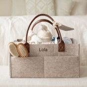 Personalized Diaper Caddy Organizer