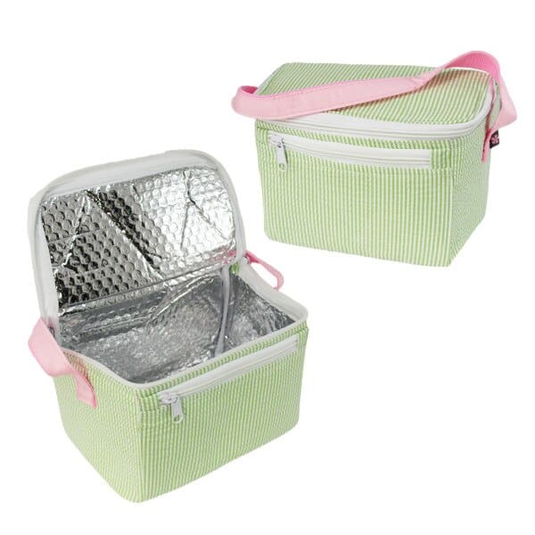 Sweetpea Seersucker Personalized Lunch Box - Image 2