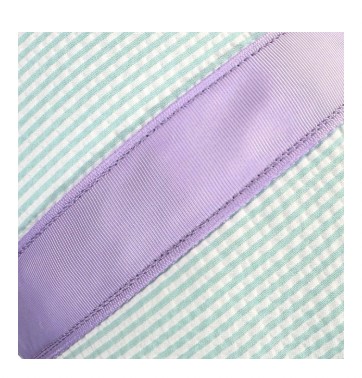 Mermaid Seersucker Toddler Personalized Backpack - Image 2