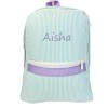 Mermaid Seersucker Toddler Personalized Backpack