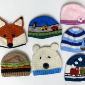 Hand Crochet Hats: Toddler Size