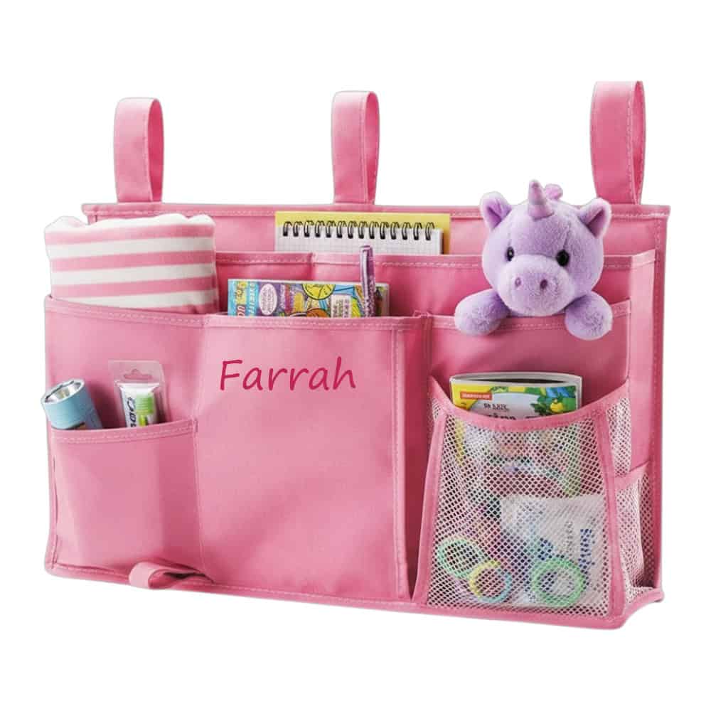 Camp Bunk Bed Organizer - Pink