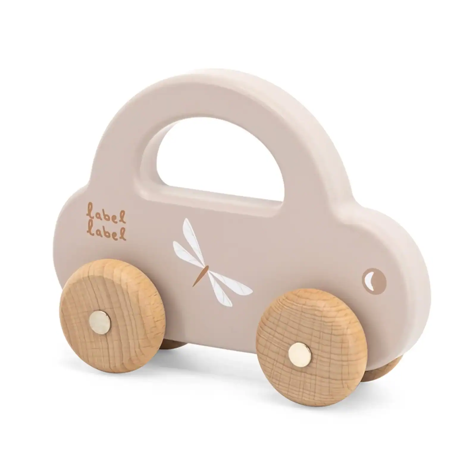 Personalized Nougat Wooden Toy Car - Image 4