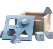 Personalized Blue Small Sorting Box
