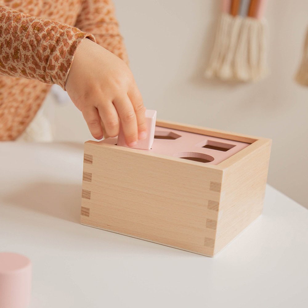 Personalized Pink Shape Sorting Box - Image 4