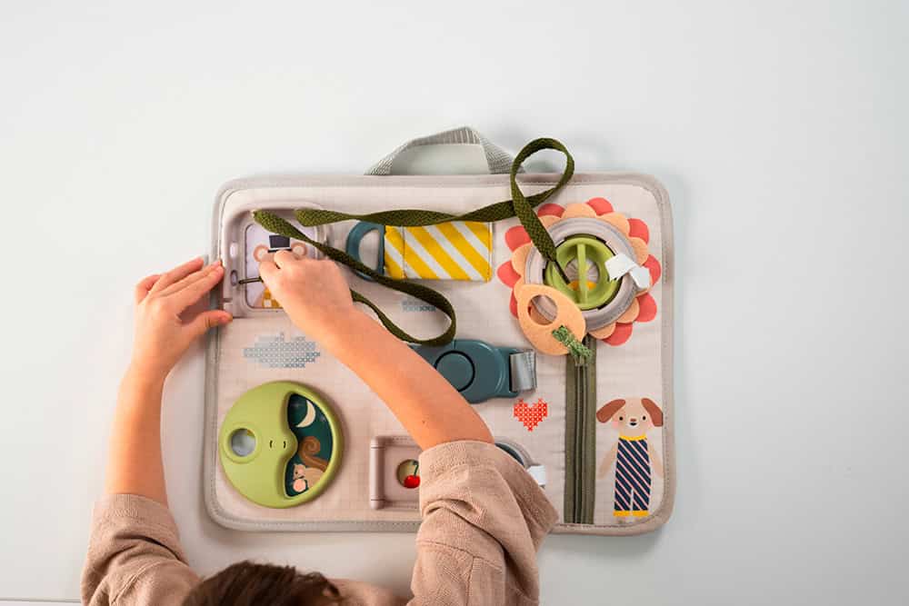 Personalized Activity Snap n' Learn Board by Taf Toys - Image 3
