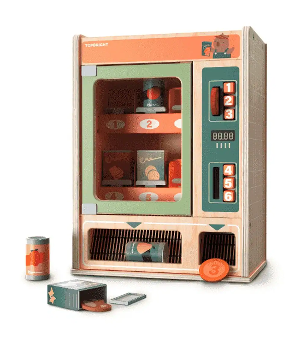 Personalized Shop & Go Wooden Vending Machine - Image 2