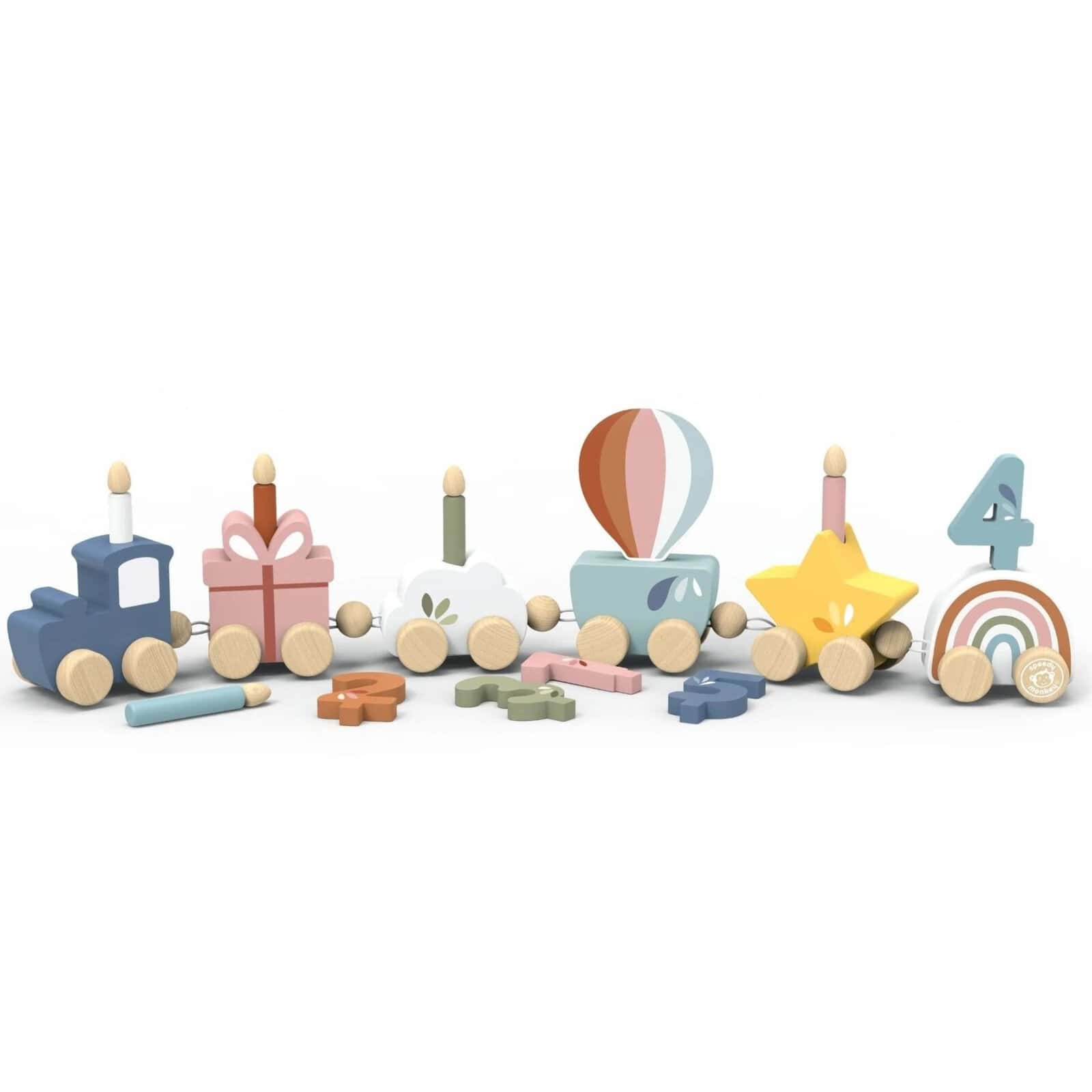 Wooden Birthday Train - Image 2