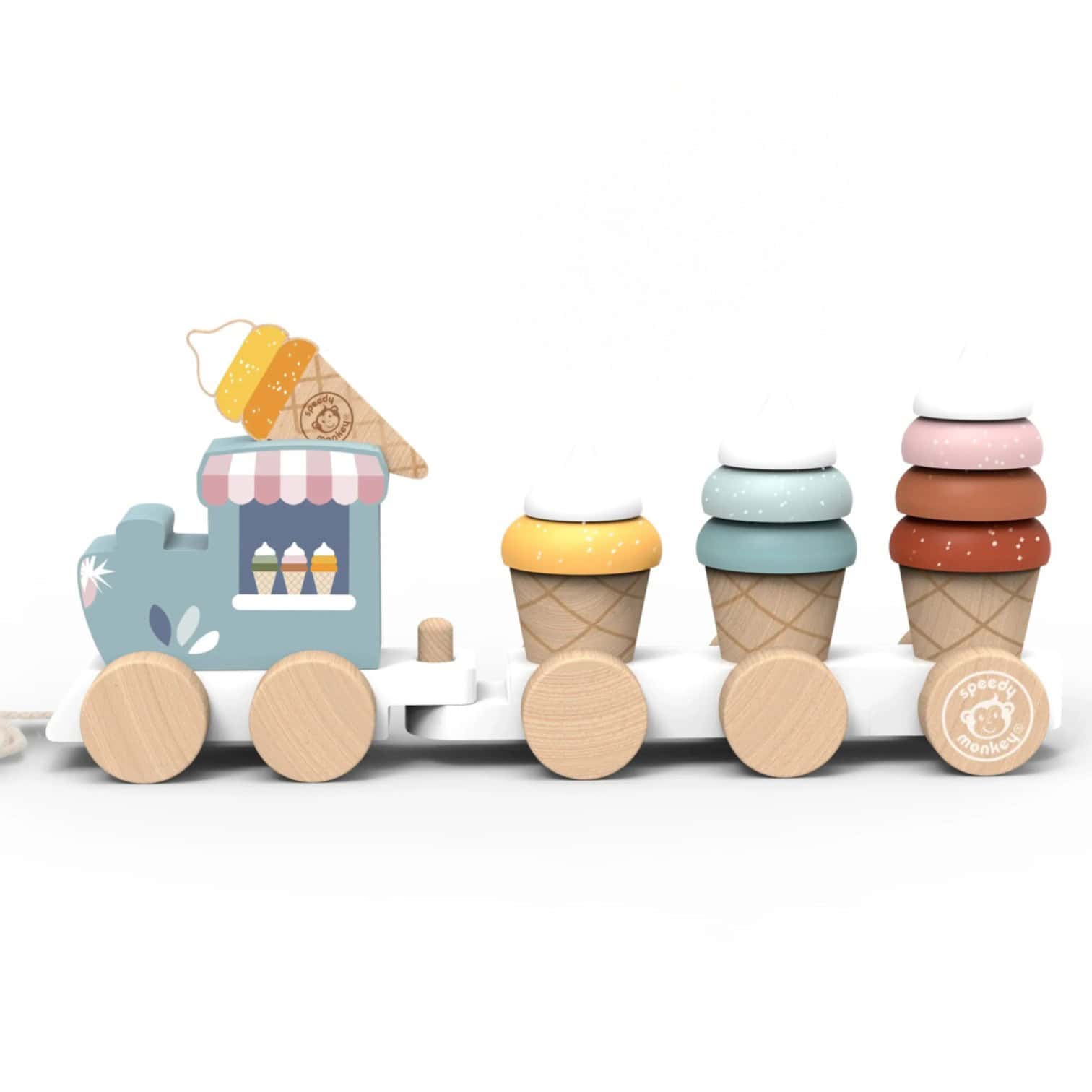 Wooden Ice Cream Train - Image 3