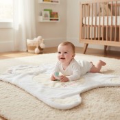 Personalized Tummy Time Playmat - Lamb